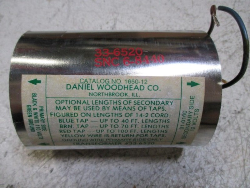 DANIEL WOODHEAD 33-6520 TRANSFORMER  NSMP