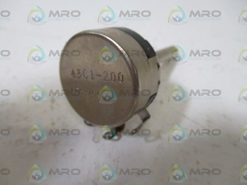 CLAROSTAT 43CI 200 2WATT POTENTIOMETER  NSMP