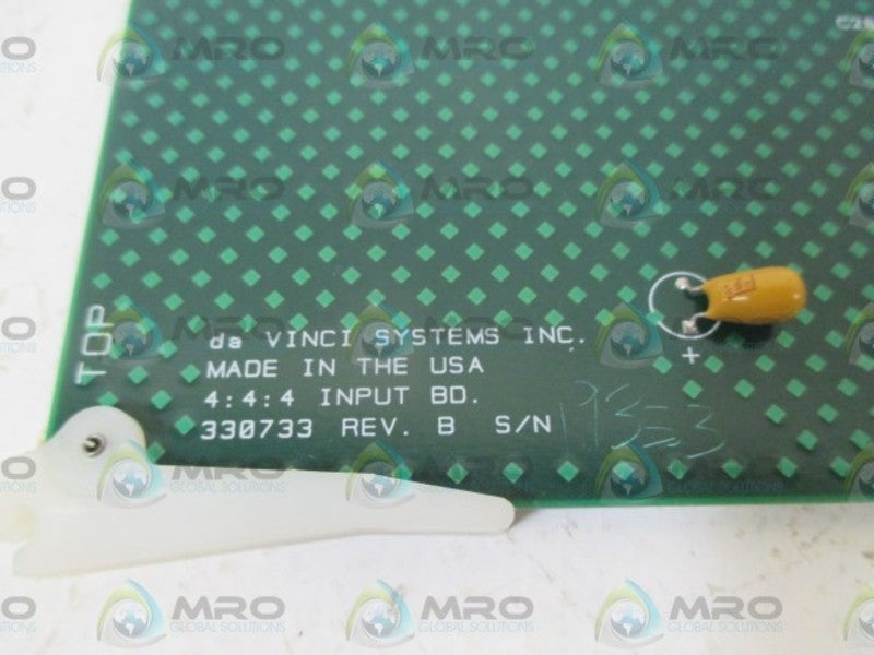 DAVINCI SYSTEMS INC. 330733 INPUT BOARD  NSNP