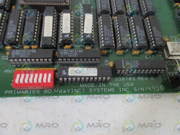 DAVINCI SYSTEMS INC. 330703 PRIMARIES BOARD  NSNP