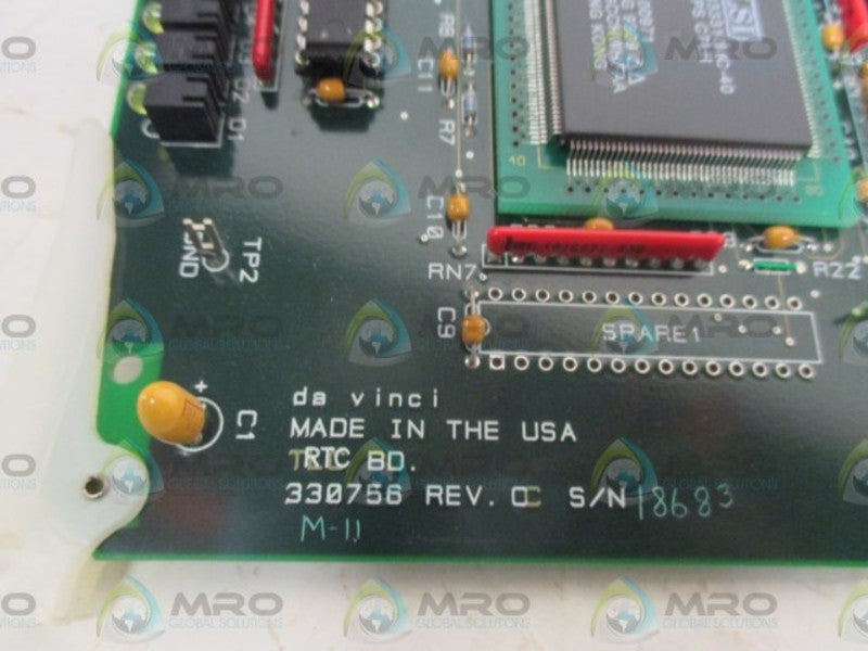 DACINCI SYSTEMS INC. 330756 RTC BOARD  UNMP