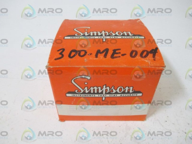 SIMPSON 1329A PANLE METER 0-100  NSMP