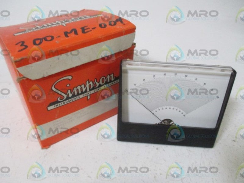 SIMPSON 1329A PANLE METER 0-100  NSMP