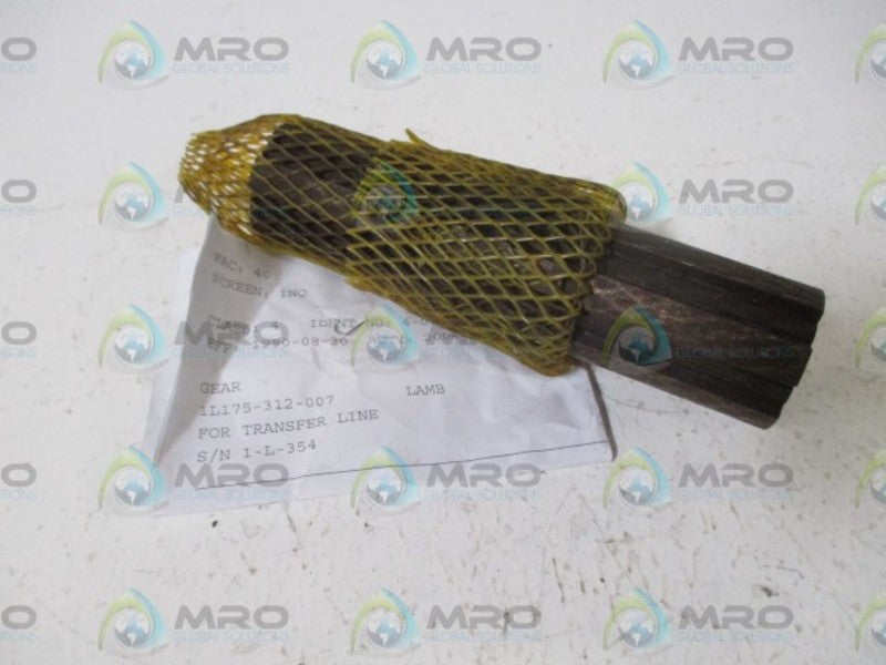 LAMB 1L175-312-007 GEAR  UNMP