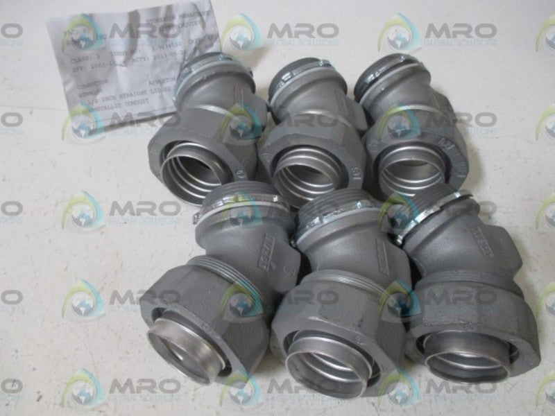 LOT OF 6 APPLETON STNM150 CONNECTOR NSNP