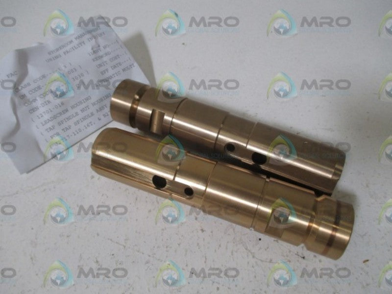 LOT OF 2 SYSTEMATIC MULTI 12701-016 LEADSCREW HOUSING NSNP