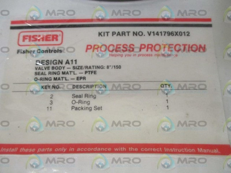 FISHER V141796X012 PROCESS PROTECTION KIT ORIGINAL PACKAGE