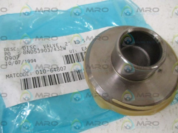 010-64807 DISC, VALVE, 2"  NSNP IN A BAG