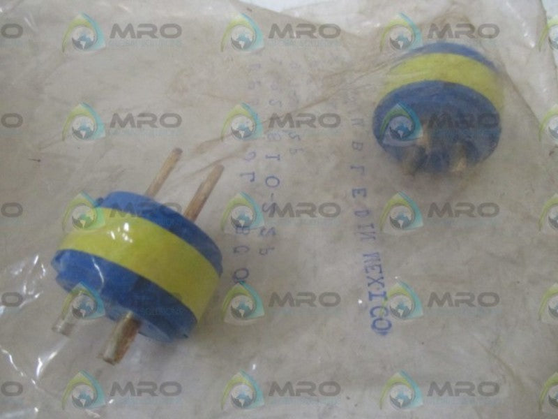 LOT OF 2 AMPHENOL 10-825810-22P CONNECTOR NSNP IN A FACTORY BAG