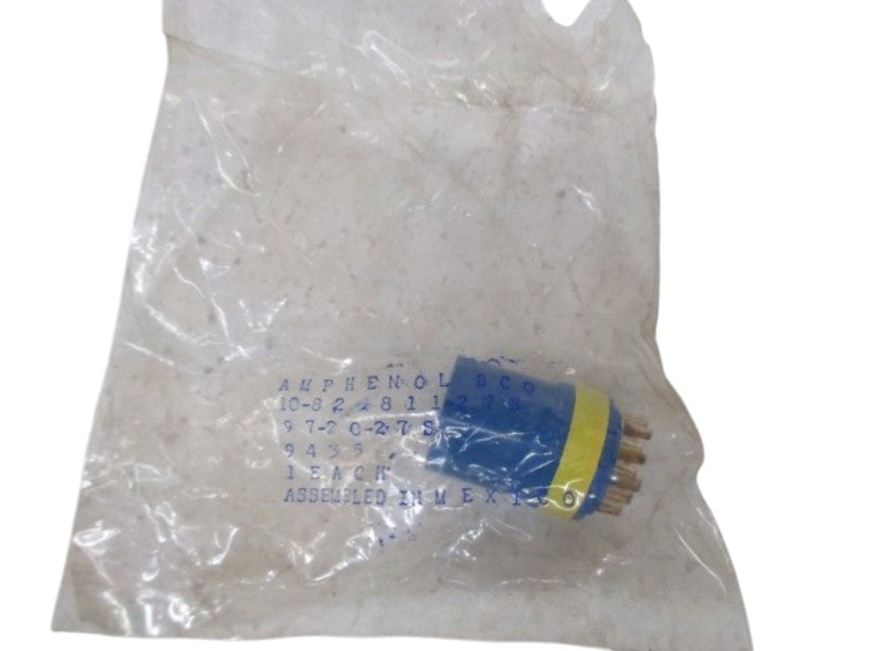 LOT OF 7 AMPHENOL 97-20-27S CIRCULAR INSERT SOCKET NSNP IN A FACTORY BAG