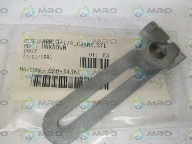 020-34361 ARM, 3-1/4, CRANK  NSNP IN A BAG