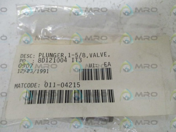 011-04215 PLUNGER, 1-5/8, VALVE  NSNP IN A BAG