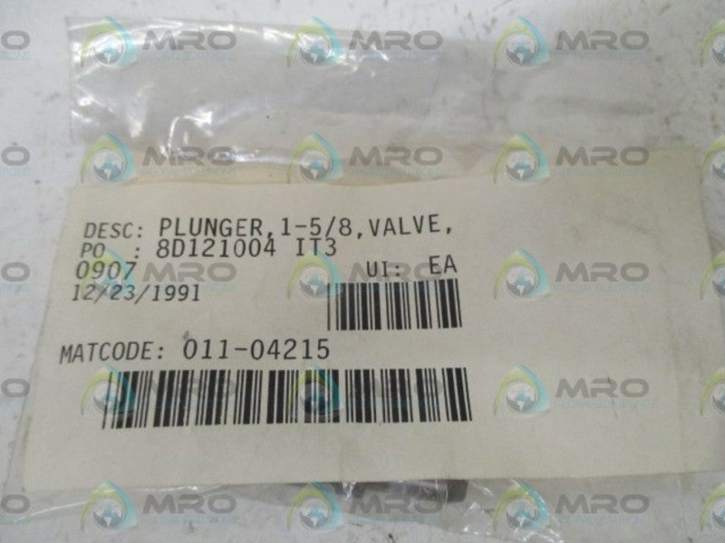 011-04215 PLUNGER, 1-5/8, VALVE  NSNP IN A BAG