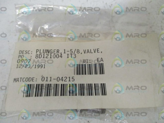 011-04215 PLUNGER, 1-5/8, VALVE  NSNP IN A BAG