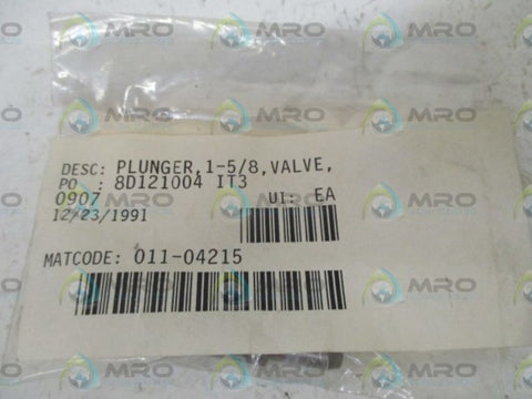011-04215 PLUNGER, 1-5/8, VALVE  NSNP IN A BAG