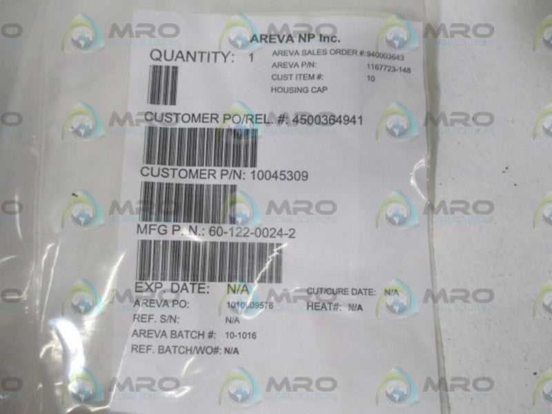 AREVA 60-122-0024-2  NSNP IN A BAG