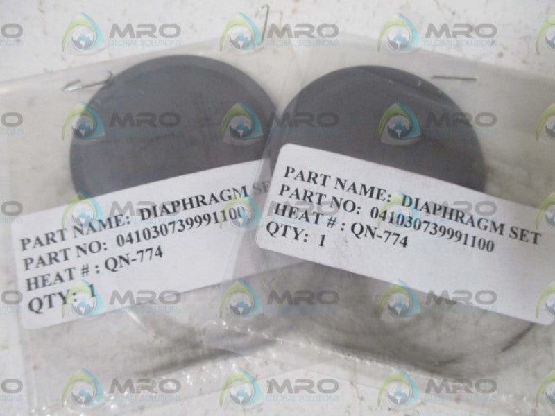 LOT OF 2 DLOWSERVE CORP. RSO-0785-07-00 DIAPHRAGM VALVE NSNP IN A BAG