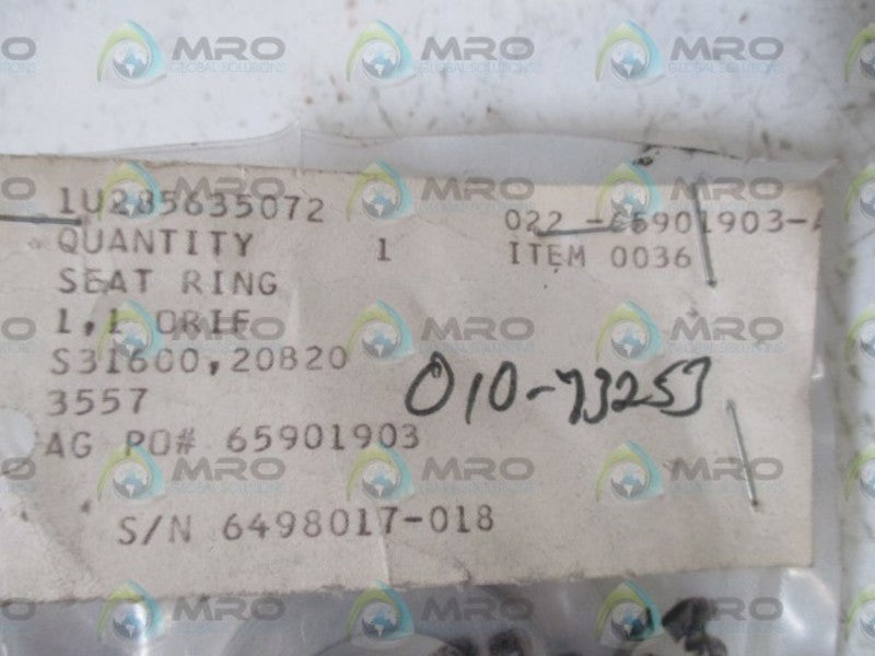 022-6590193 SEAT RING  NSNP IN A BAG