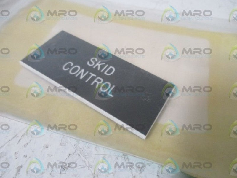 LOT OF 4 SCE 026-4495 SKID CONTROL PLATE NSNP IN A BAG