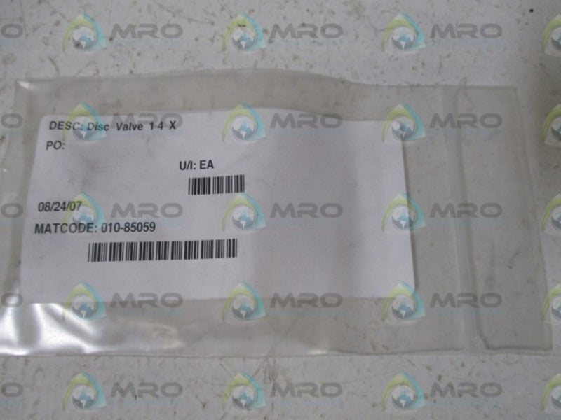 010-85059 DISC VALVE  NSNP IN A BAG