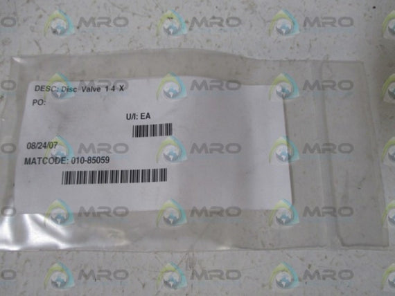 010-85059 DISC VALVE  NSNP IN A BAG