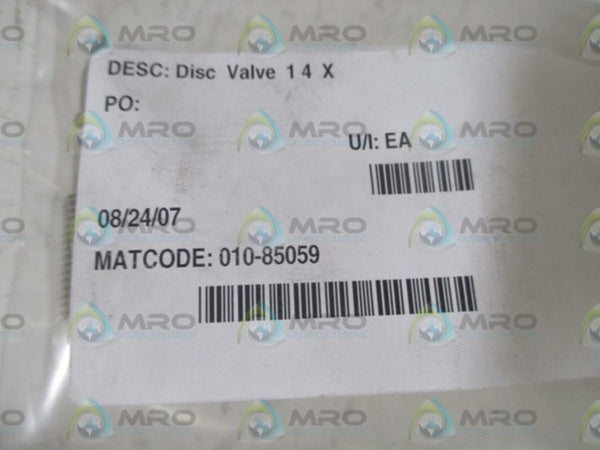 010-85059 DISC VALVE  NSNP IN A BAG