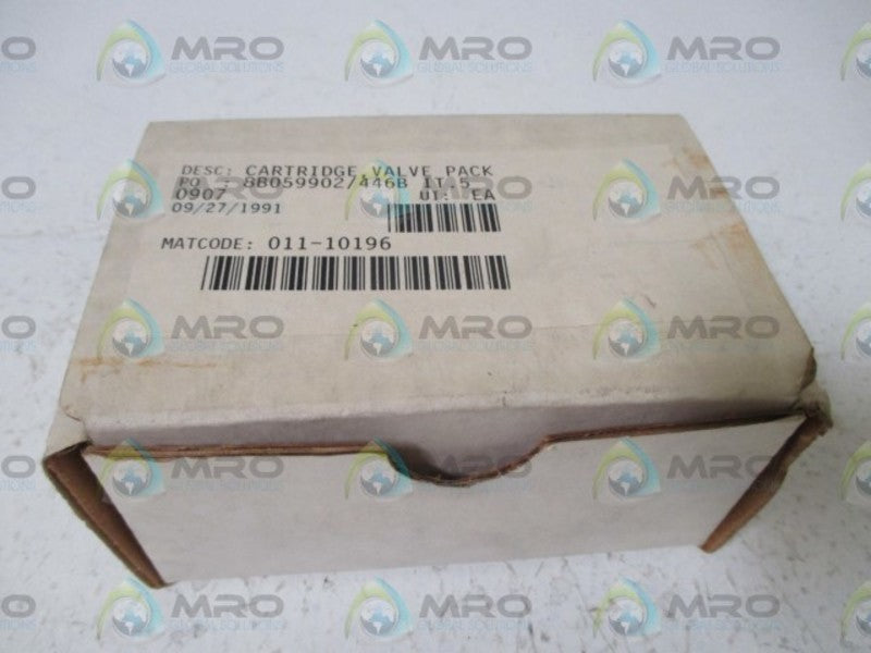 011-10196 CARTTRIDGE VALVE PACK  NSMP