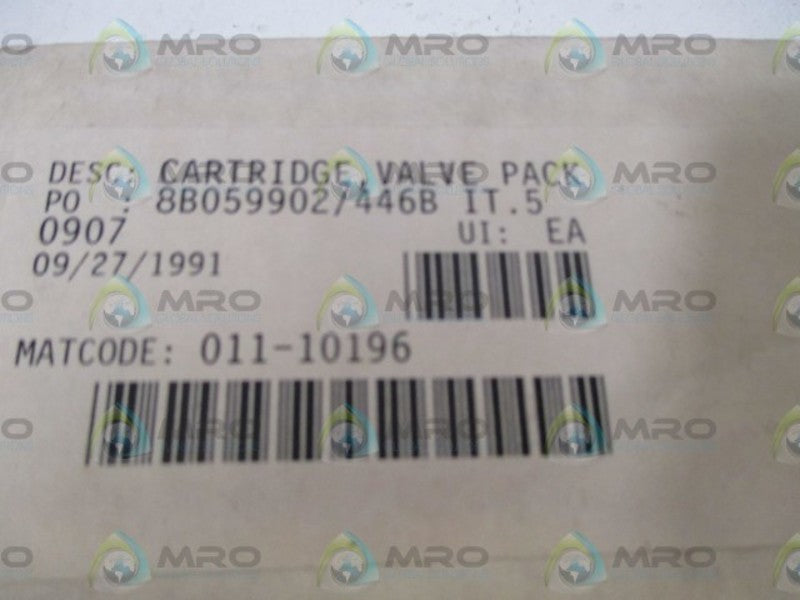 011-10196 CARTTRIDGE VALVE PACK  NSMP