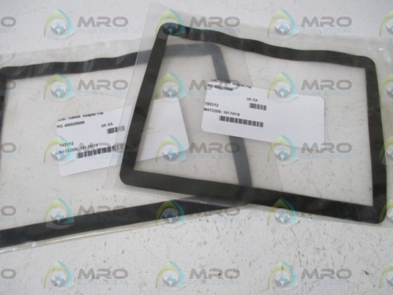 LOT OF 2 101-74118 GASKET ADAPTER PLAT NSNP IN A BAG