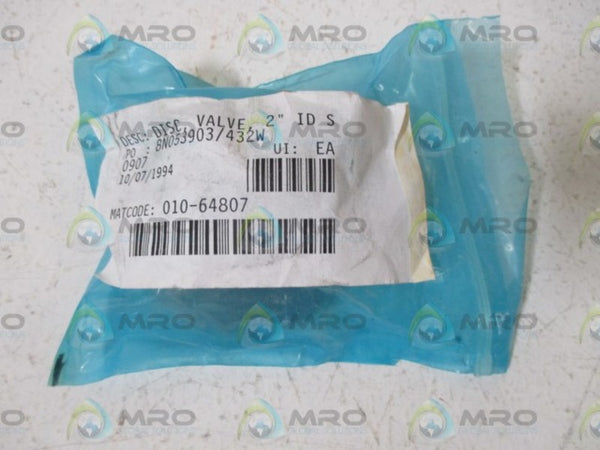 010-64807 DISC, VALVE, 2"  NSNP IN A BAG