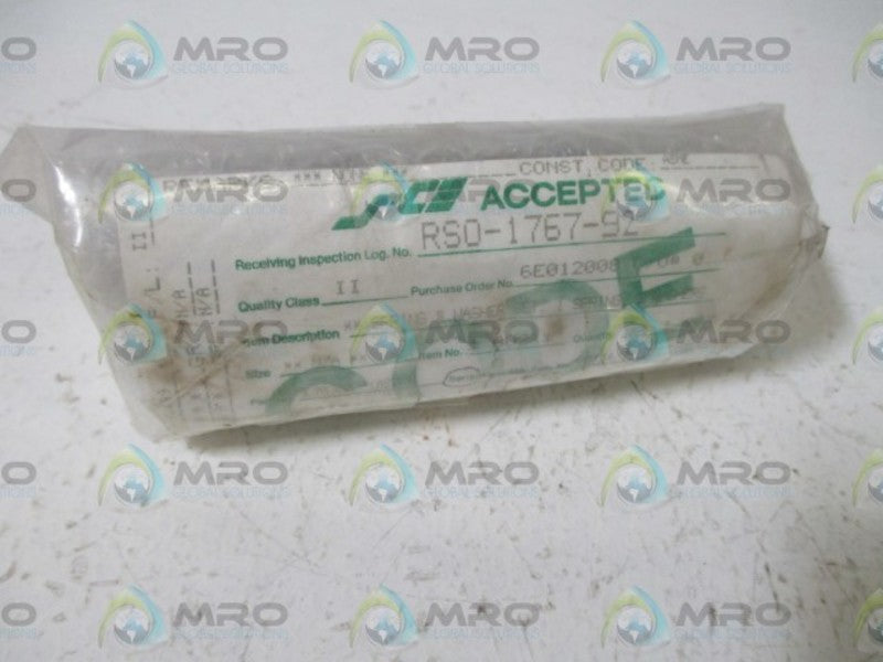 SCE RSO-1767-92 SET SRPING VALVE  NSNP