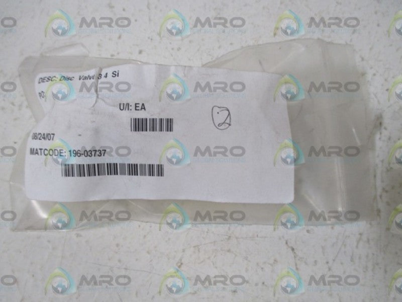LOT OF 2 196-03737 DISC VALVE NSNP IN A BAG
