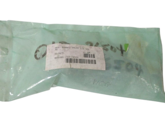 010-76504 BONNET VALVE 1/2"  NSMP