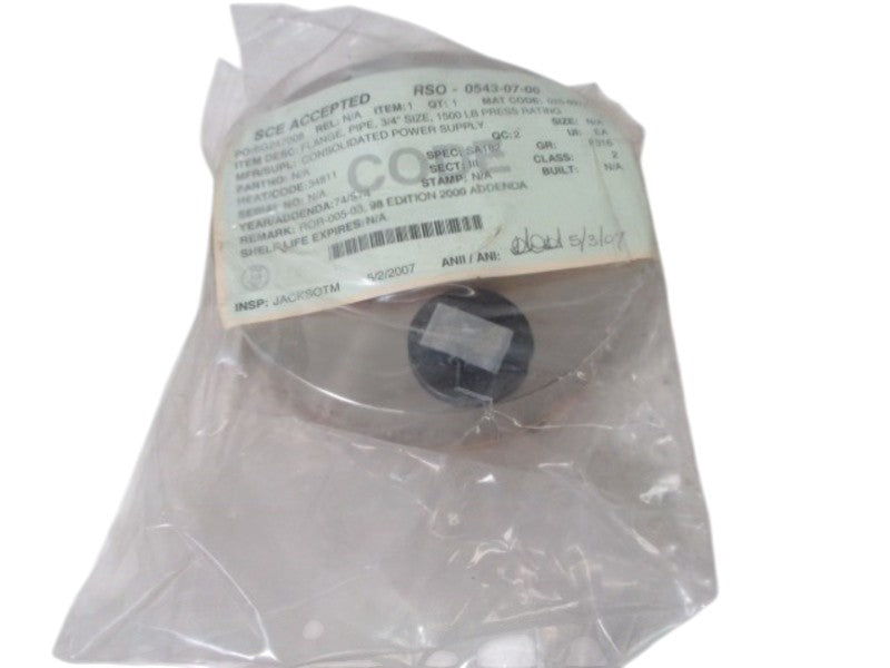 SCE  RSO-0543-07-00 FLANGE PIPE 3/4"  NSNP IN A BAG