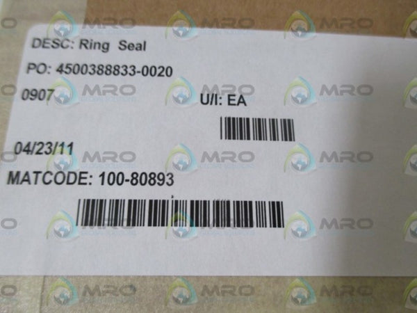 100-80893 RING SEAL  NSMP