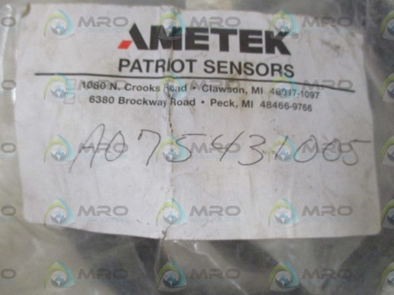 AMETEK A075431005 PATRIOT SENSOR  NSNP IN A BAG
