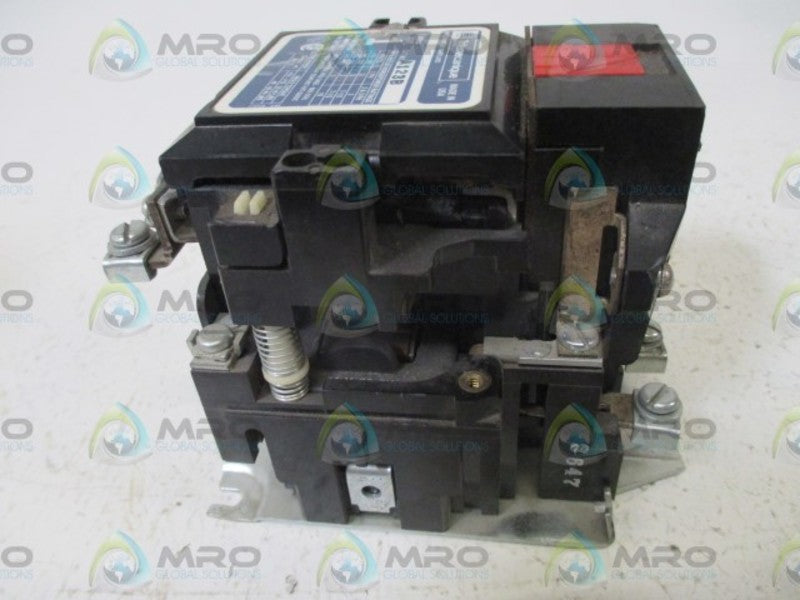 TELEMECANIQUE A123B CONTACTOR 24V  UNMP