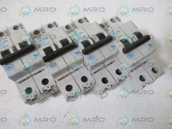 LOT OF 4 GENERAL ELECTRIC C16 V-LINE 277/480V 2-POLE CIRCUIT BREAKER  UNMP