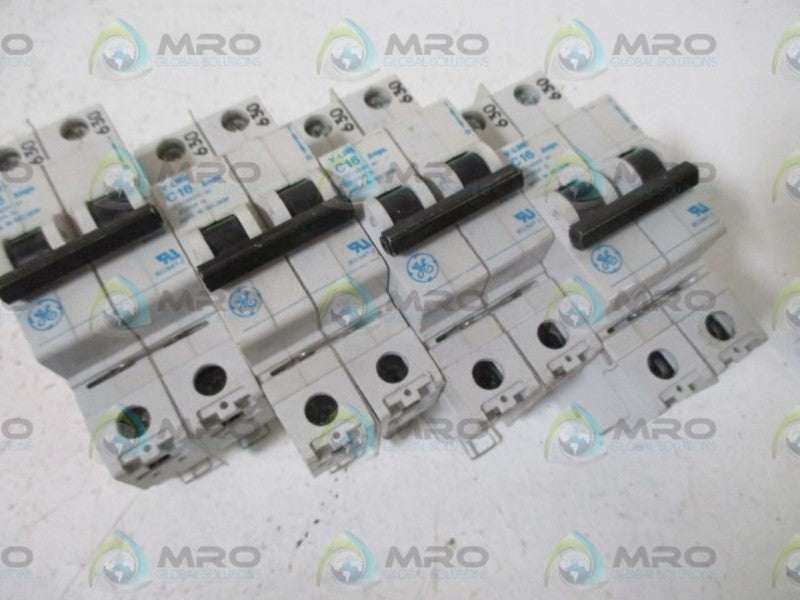 LOT OF 4 GENERAL ELECTRIC C16 V-LINE 277/480V 2-POLE CIRCUIT BREAKER  UNMP