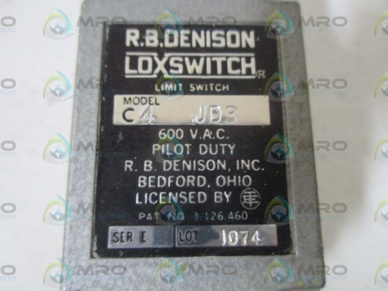R.B. DENISON C4 JD3 LIMIT SWITCH  NSNP
