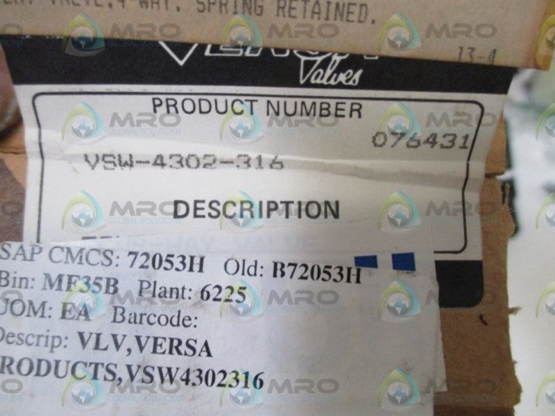 VERSA VSW-4302-316 NSMP