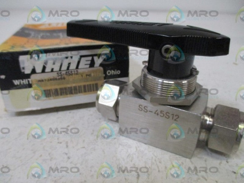 WHITNEY SS-45S12 BALL VALVE  NSMP
