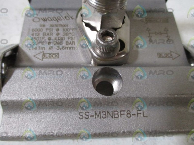 SWAGELOK SS-M3NBF8-FL MANIFOLD VALVE  NSNP