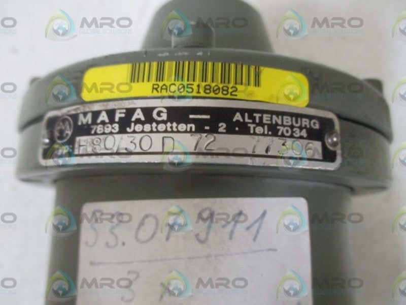 MAFAG H80/30D 72 77306 VALVE  NSNP
