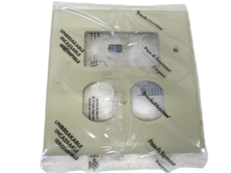 LOT OF 18 PASS & SEYMOUR TPJ826-I WALL PLATE NSNP IN A FACTORY BAG