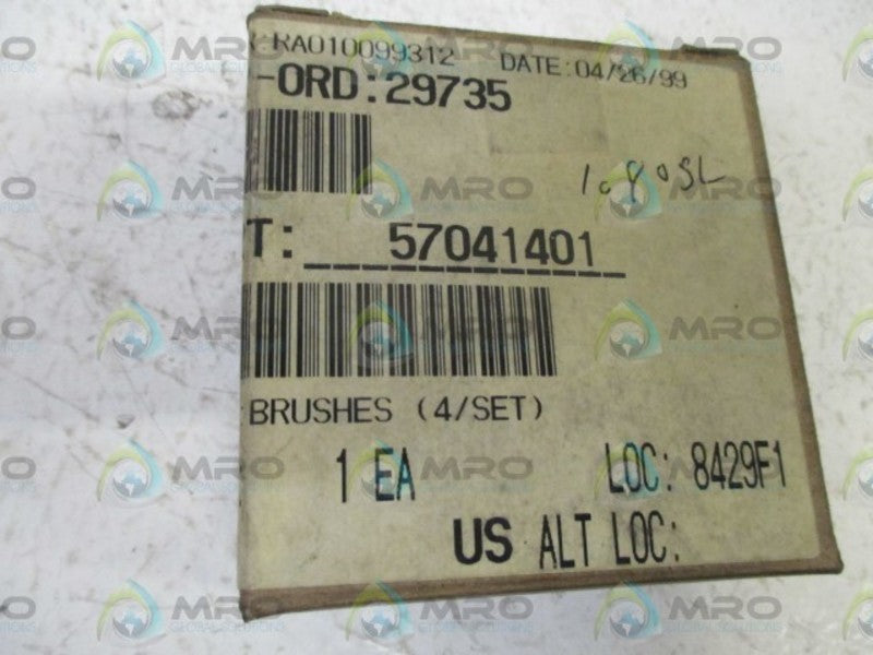 LOT OF 4 RYAMOND 57041401 BRUSHES NSMP