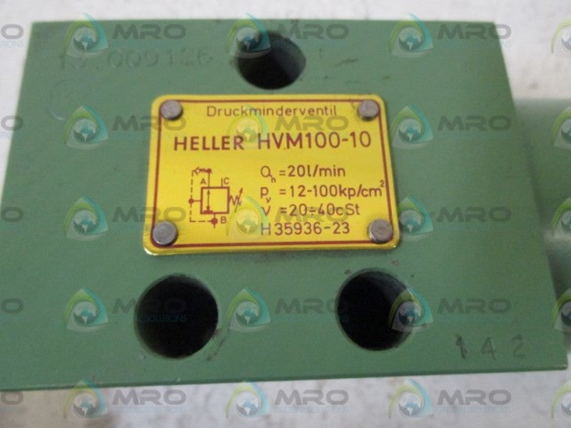 HELLER HVM100-10 SOLENOID VALVE  UNMP