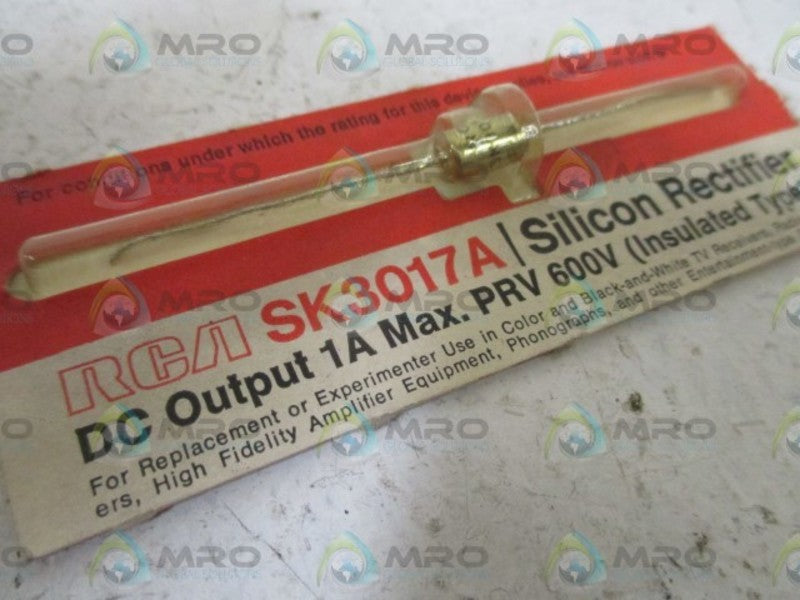 LOT OF 5 RCA SK3017A SILICON RECTIFIER ORIGINAL PACKAGE