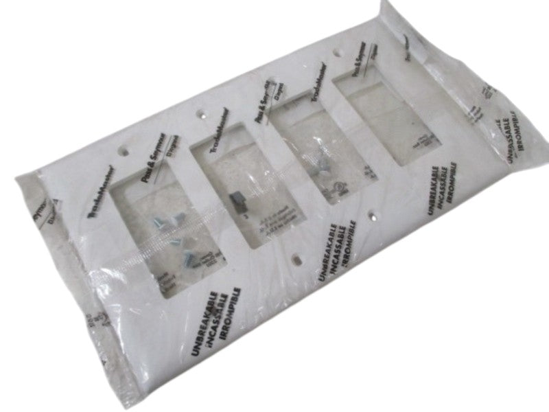 LOT OF 3 TRADE MASTER TPJ264-W WALLPLATE NSNP IN A FACTORY BAG