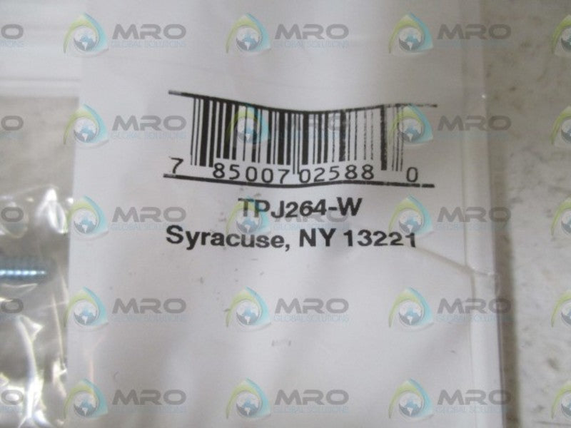 LOT OF 3 TRADE MASTER TPJ264-W WALLPLATE NSNP IN A FACTORY BAG